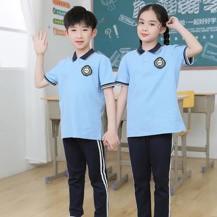 夏季短袖校服套装
