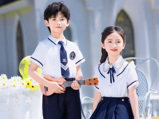夏季女生裙装校服